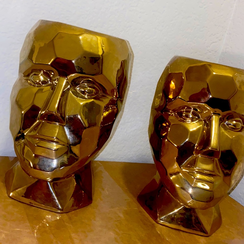 12" Face Planter , Gold